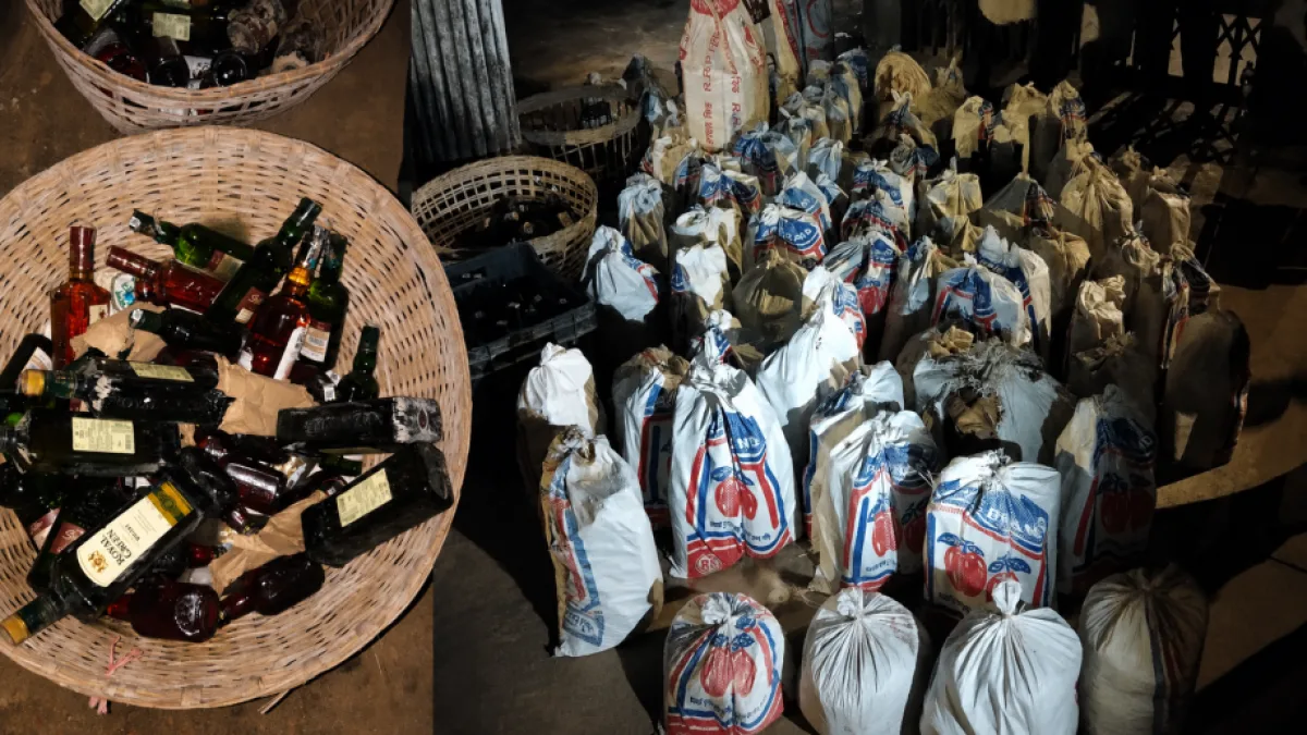 Sylhet foreign liquor seizure