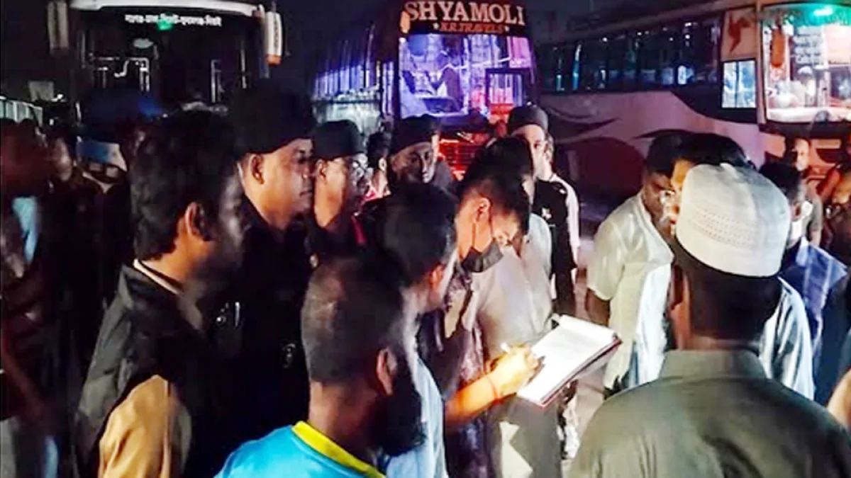 Action Taken Against Sleeper Coaches in Sunamganj, Over Tk 200,000 in Fines Collected